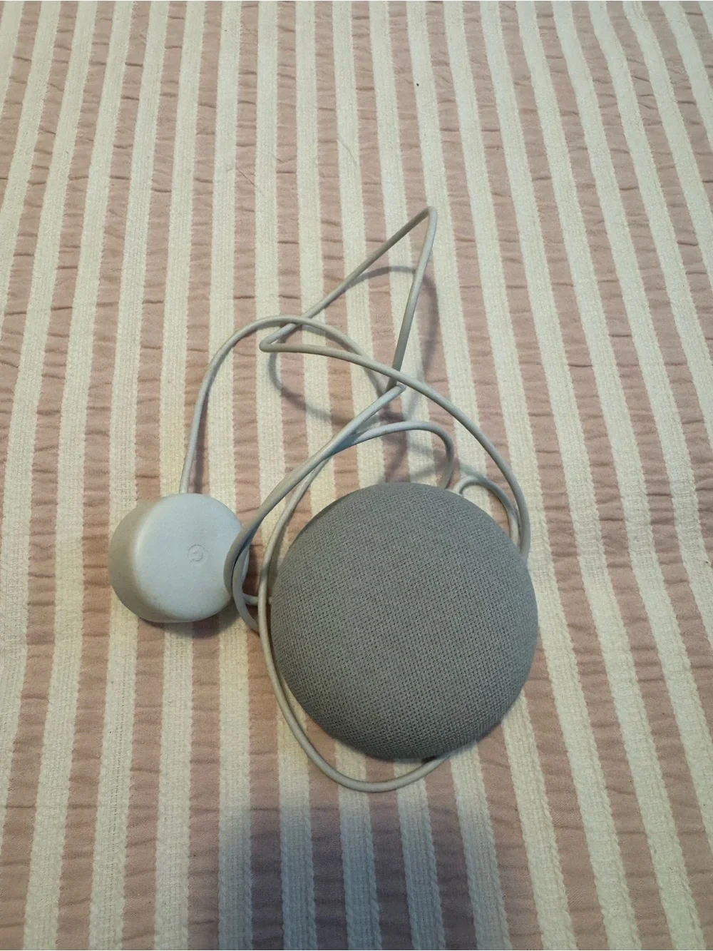 2nd Gen Google Nest Mini Smart Speaker - Chalk